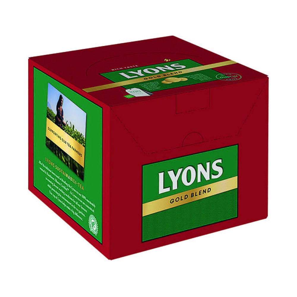 Lyons Gold Blend Catering Tea Bags (Pack of 200) 536326