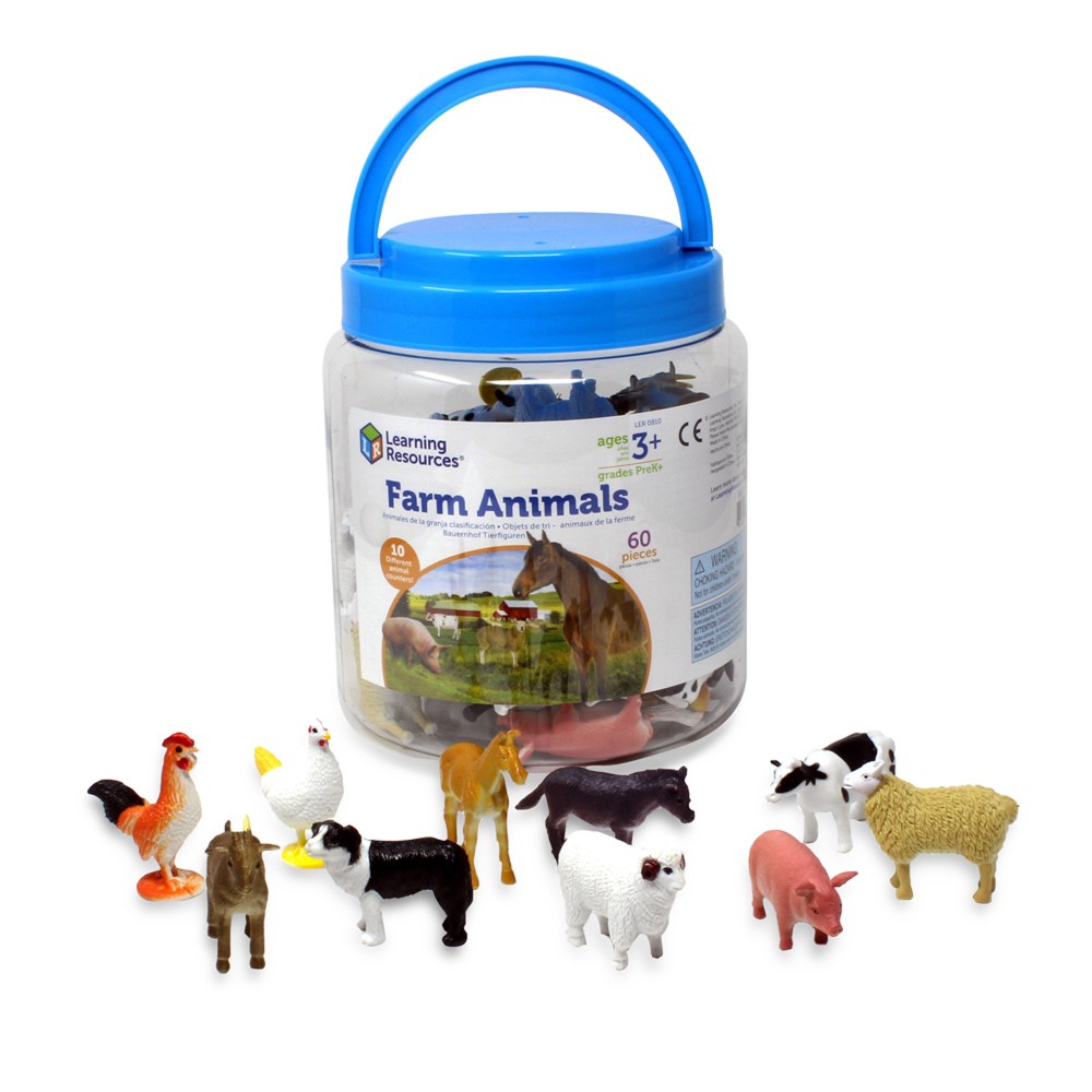 Farm Animal Counters (60) Learning Resources