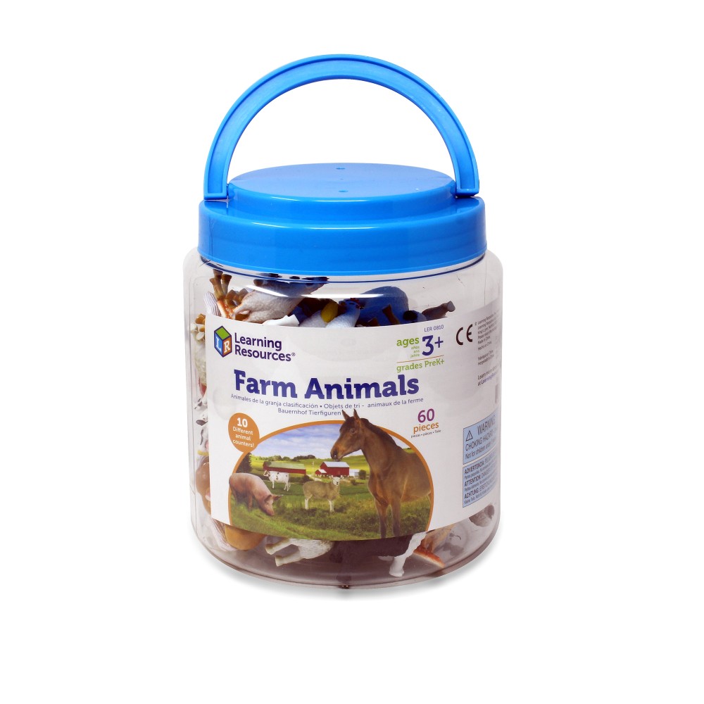 Farm Animal Counters (60) Learning Resources