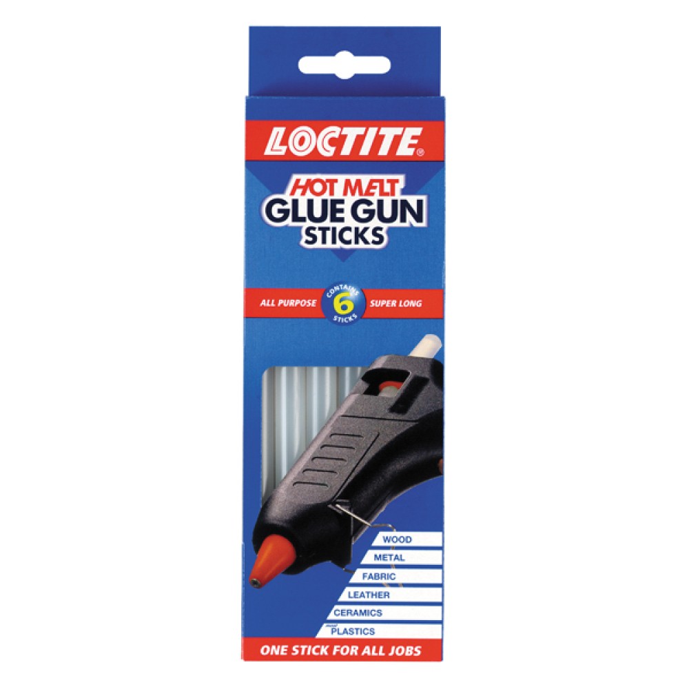 Loctite Hot Melt Glue Stick 200mm x 11mm (6 Pack)