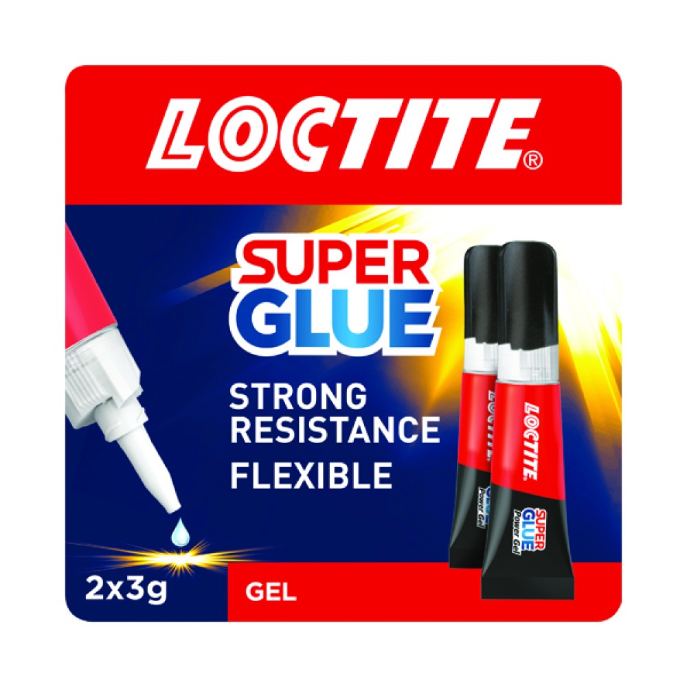 Loctite Super Glue Power Gel Duo 2x3g (2 Pack)