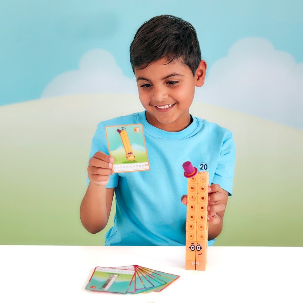Learning Resources MathLink Cubes Numberblocks 11-20 Activity Set