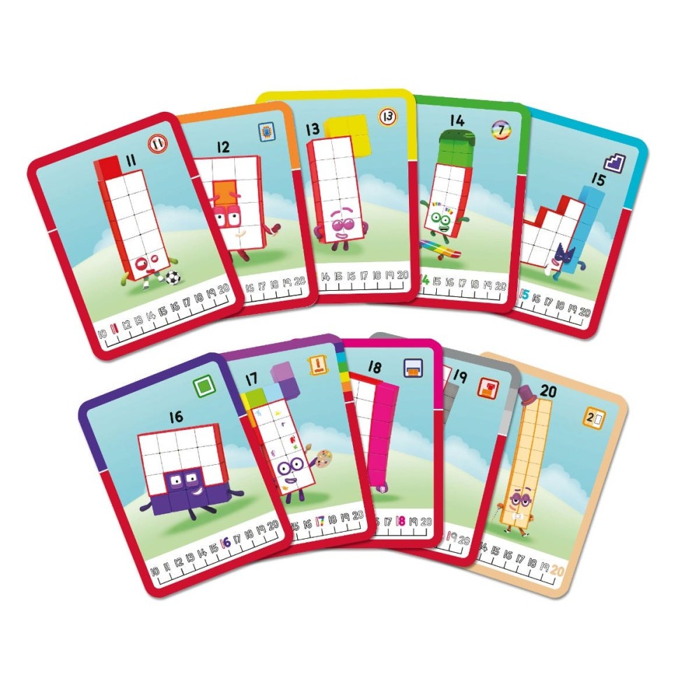 Learning Resources MathLink Cubes Numberblocks 11-20 Activity Set