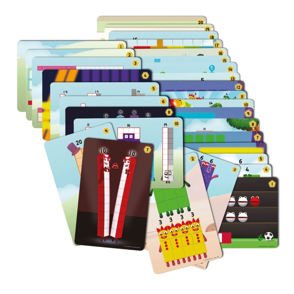 Learning Resources MathLink Cubes Numberblocks 11-20 Activity Set
