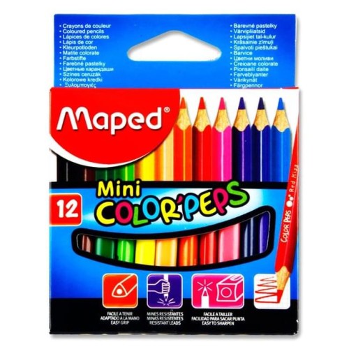 Maped Box 12 Color'peps Mini Colouring Pencils