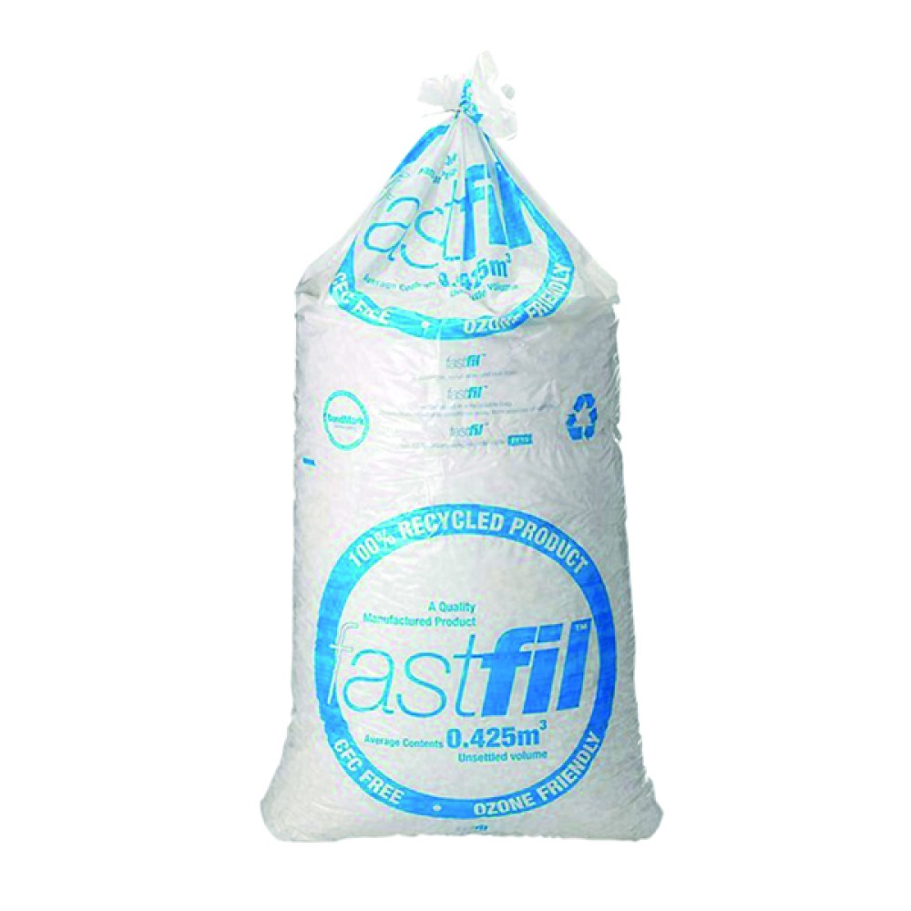 Fastfil Polystyrene Loose Fill Chips 15 Cubic Feet 65804