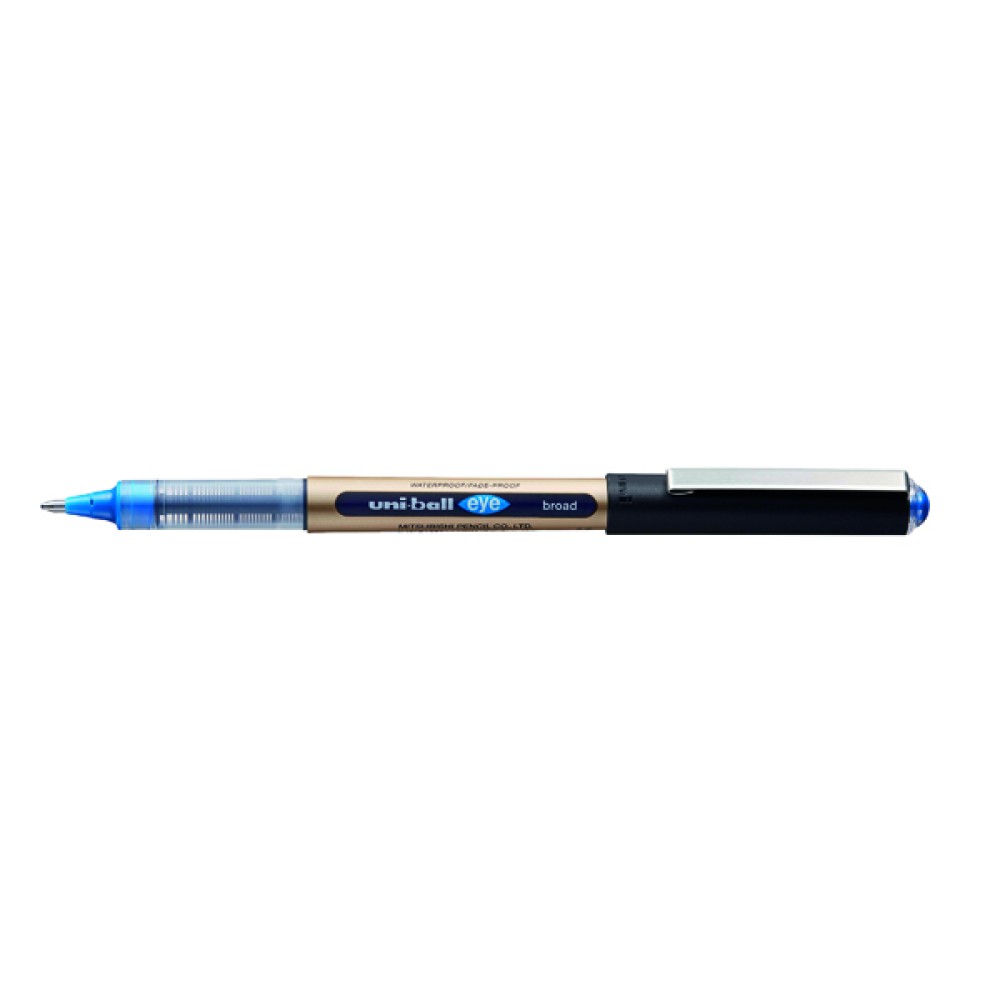 Uni-Ball UB-150-10 Rollerball Pen Broad Blue (12 Pack) 246967000