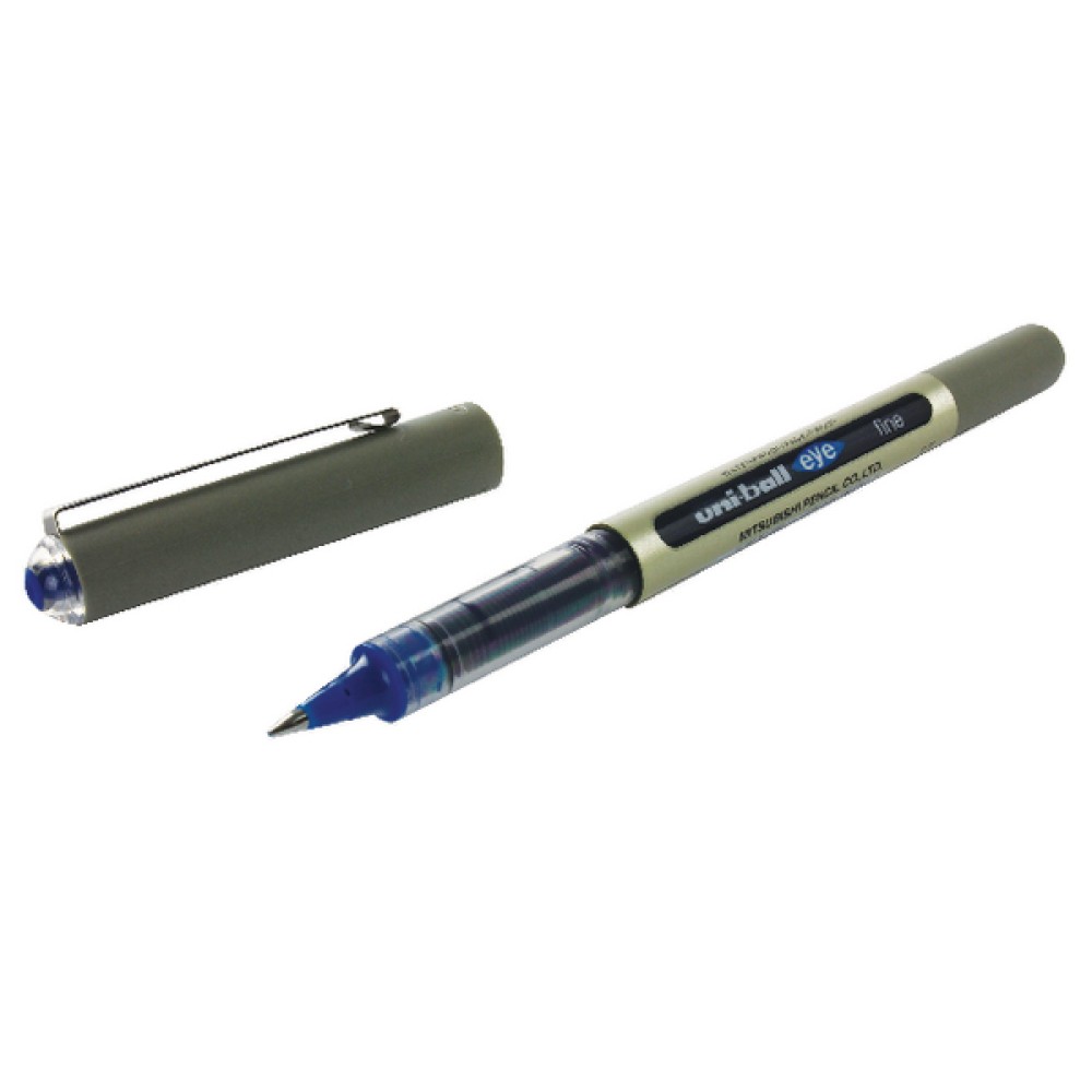 Uni-Ball UB-157 Eye Rollerball Pen Medium Blue (12 Pack) 9000701