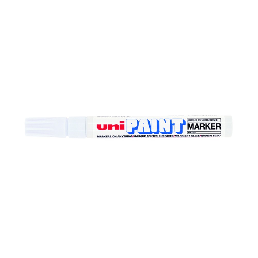 Unipaint PX-20 Paint Marker Medium Bullet White (12 Pack) 545491000