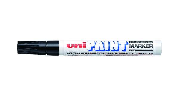 uni PX-20 Paint Marker Medium Bullet Tip 1.8-2.2mm Red (Pack 12