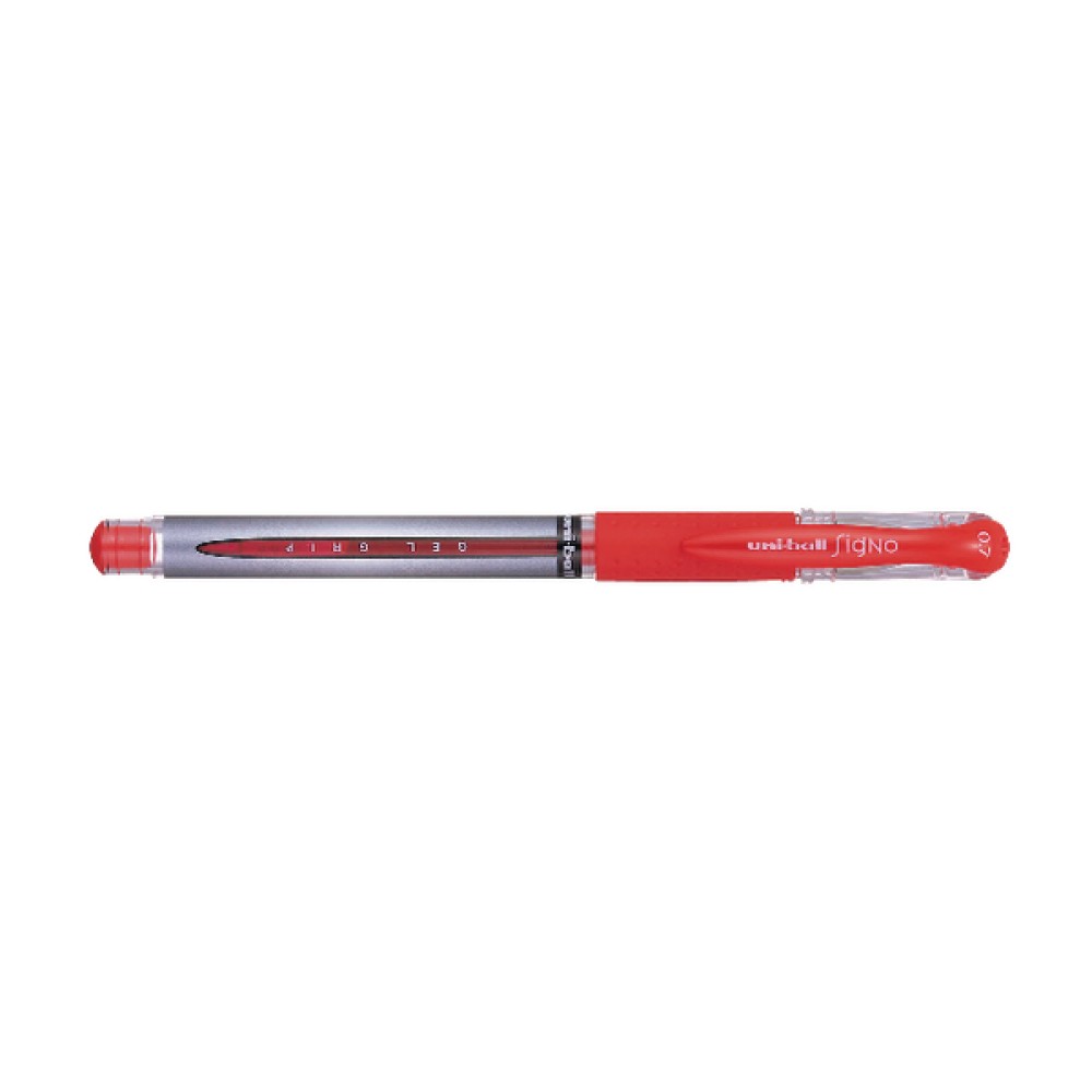 Uni-Ball Signo Gel Grip Rollerball Pen Medium Red (12 Pack) 9003952