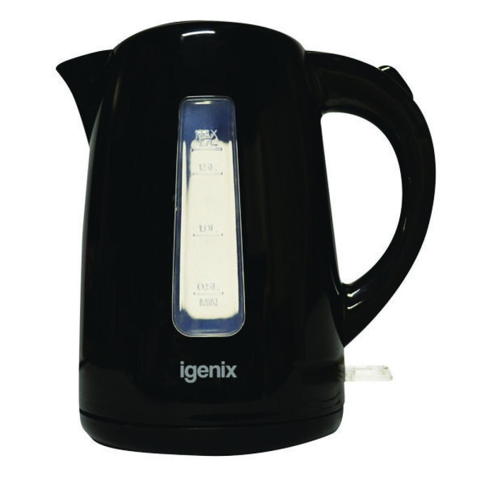 Igenix 1.7 Litre Jug Kettle Cordless Black IG7205