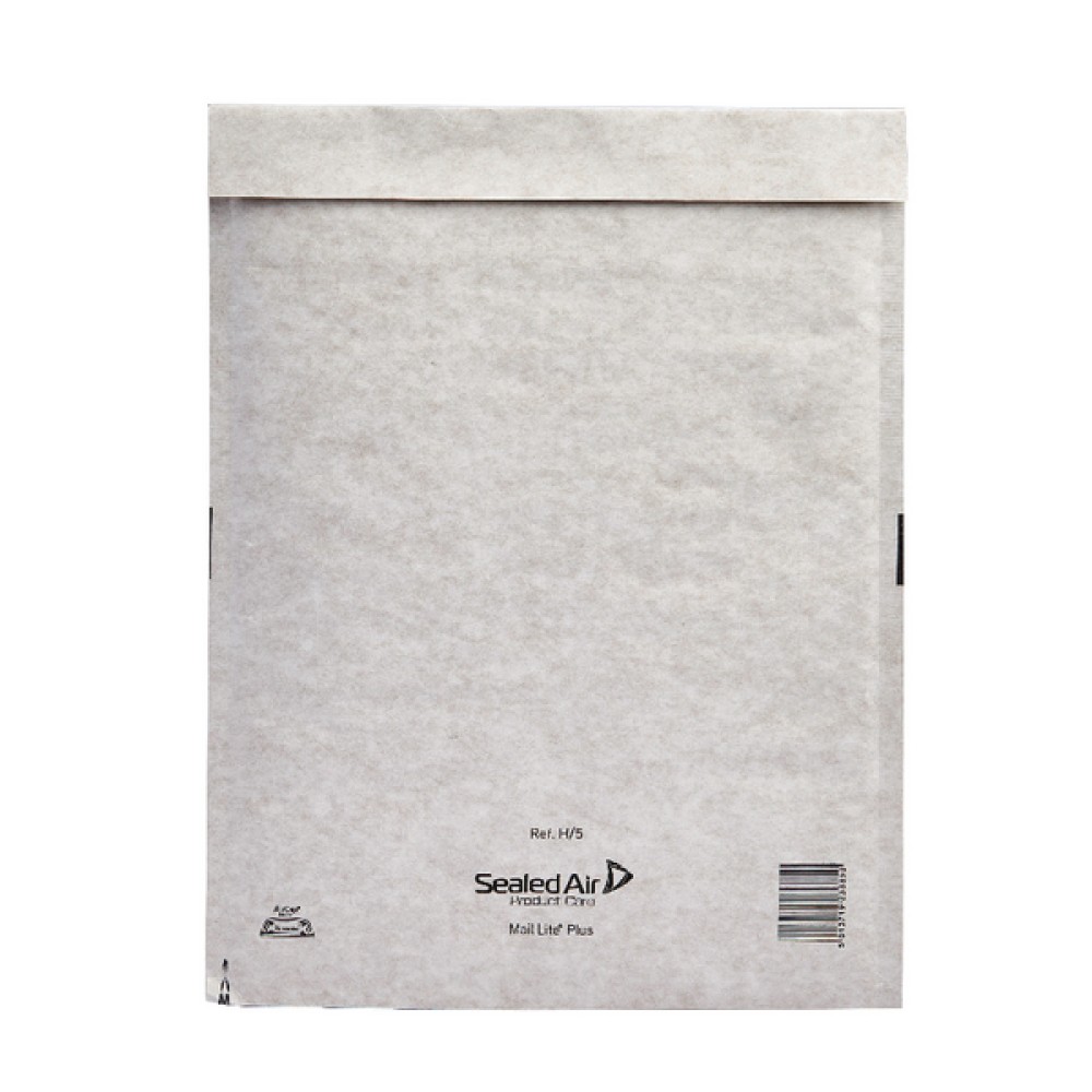 Mail Lite Plus Bubble Lined Postal Bag (Size H/5 270x360mm Oyster White (50 Pack) 103025660