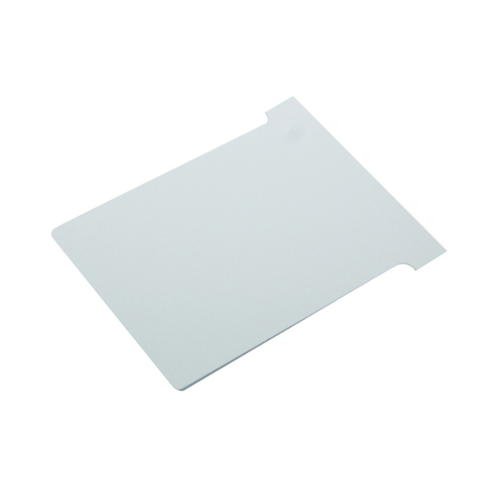 Nobo T-Card Size 3 80 x 120mm White (100 Pack) 2003002