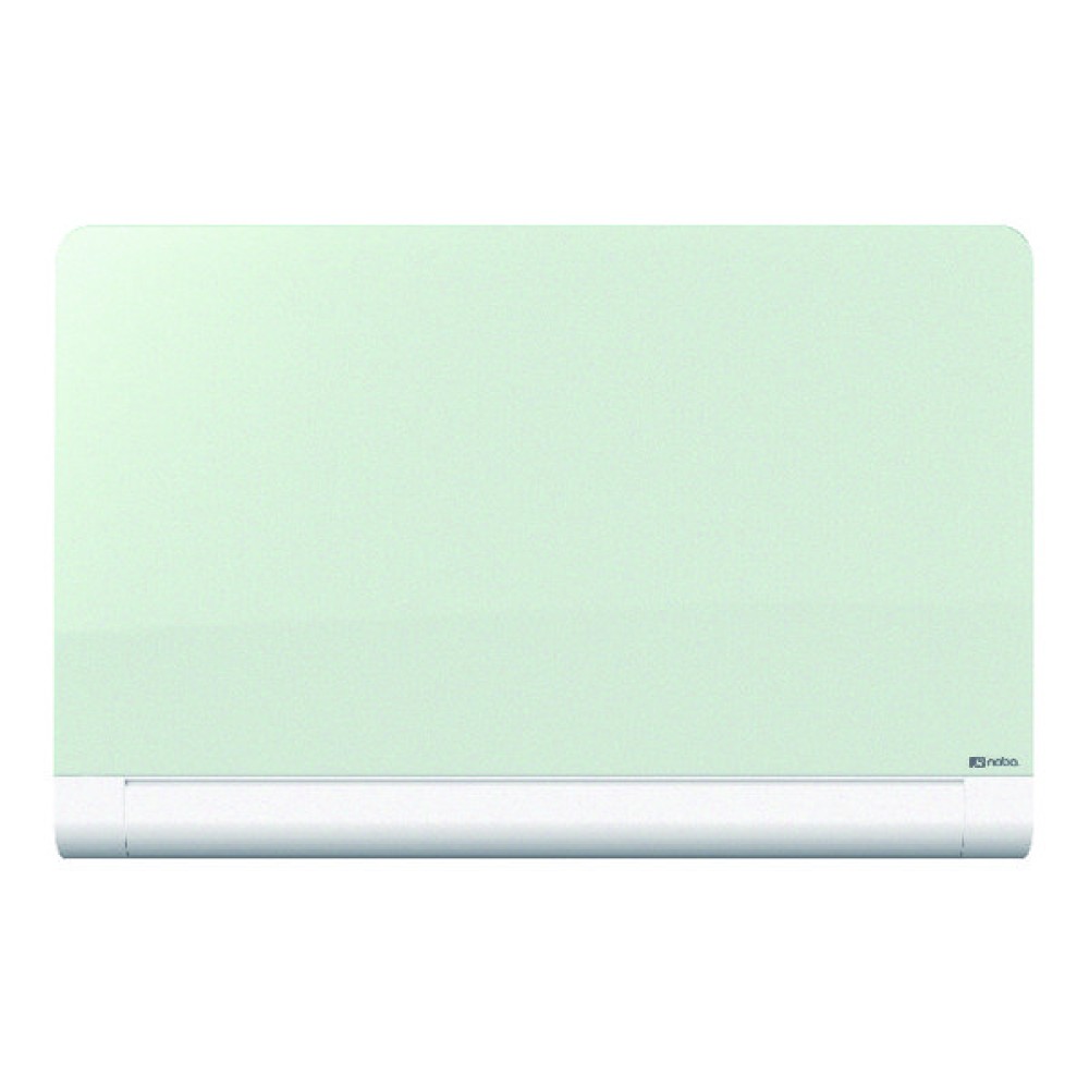 Nobo Impression Pro Glass Magnetic Whiteboard Concealed Pen Tray 1900x1000mm White 1905193