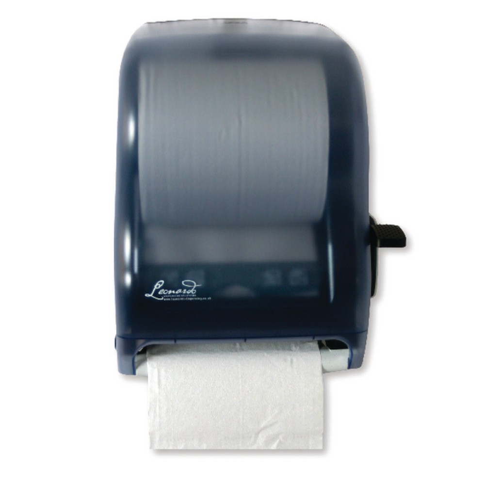 Leonardo Lever Control Hand Towel Roll Dispenser Blue DSRA12