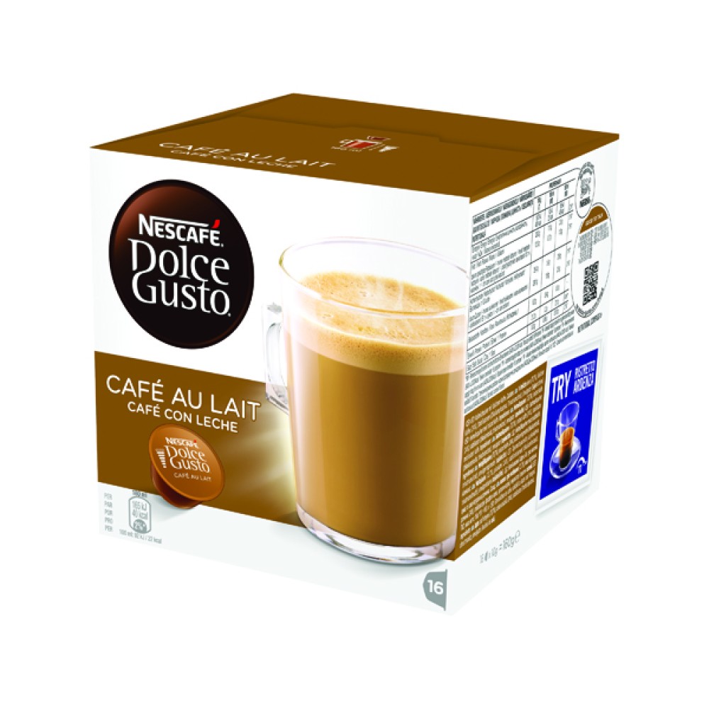 Nescafe Dolce Gusto Cafe au Lait Capsules (48 Pack) 12235939