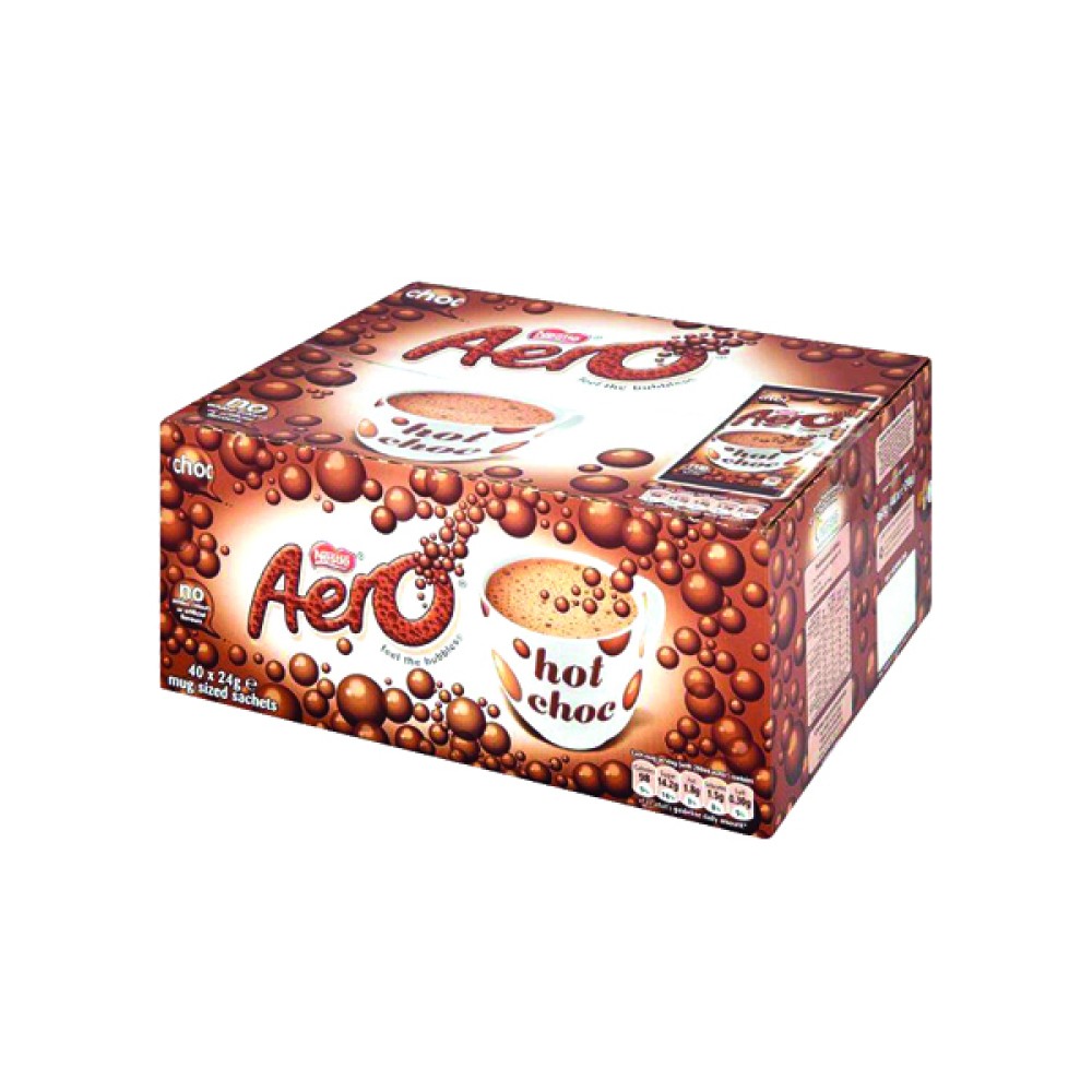 Nestle Aero Hot Drinking Chocolate 24g (40 Pack) 12203209