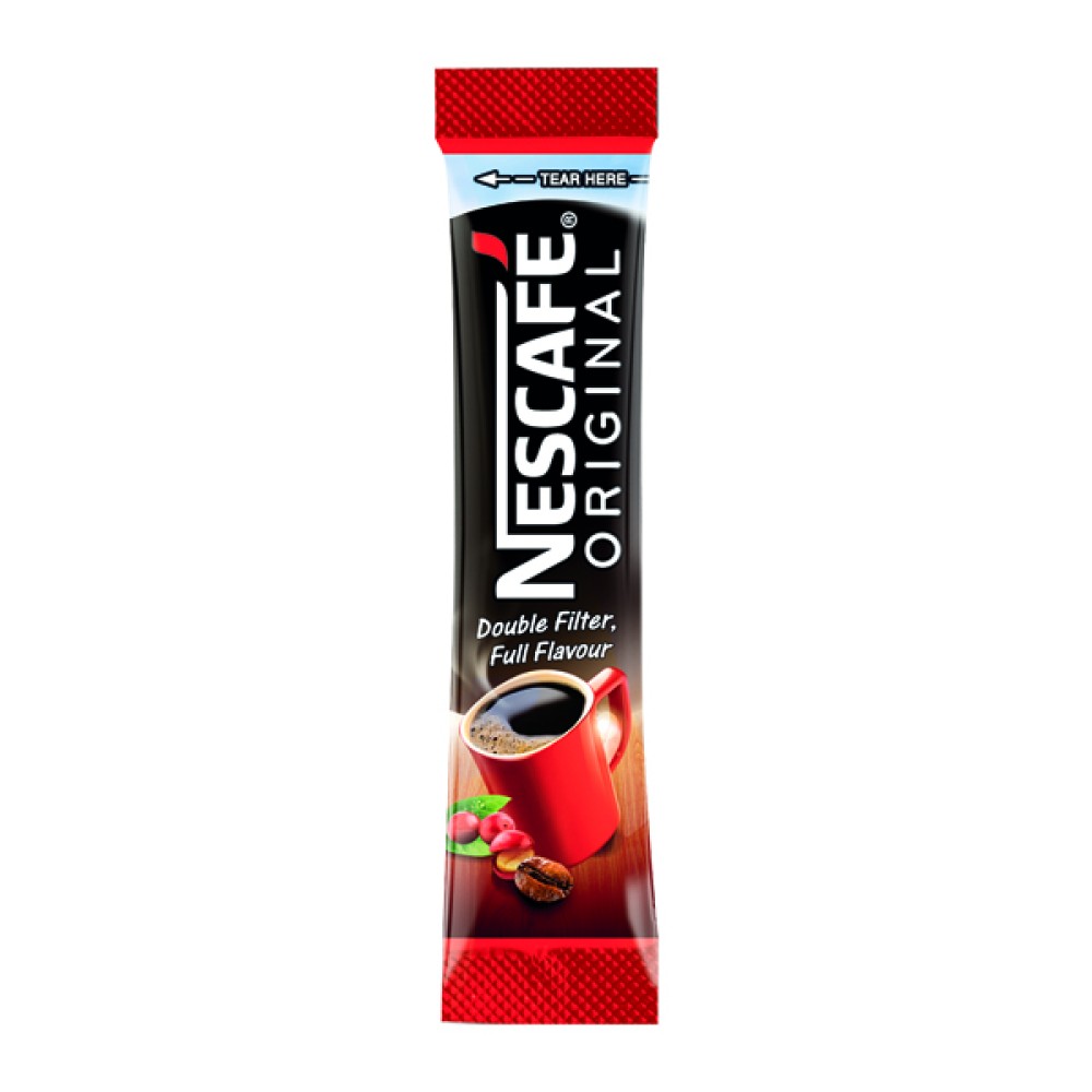 Nescafe Original One Cup Sticks Coffee Sachets (200 Pack) 12165415