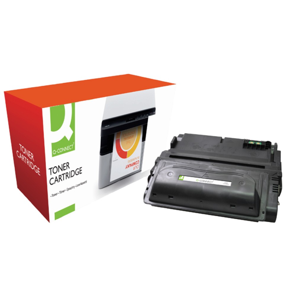 Q-Connect Compatible Solution HP 38A Black Laserjet Toner Cartridge Q1338A