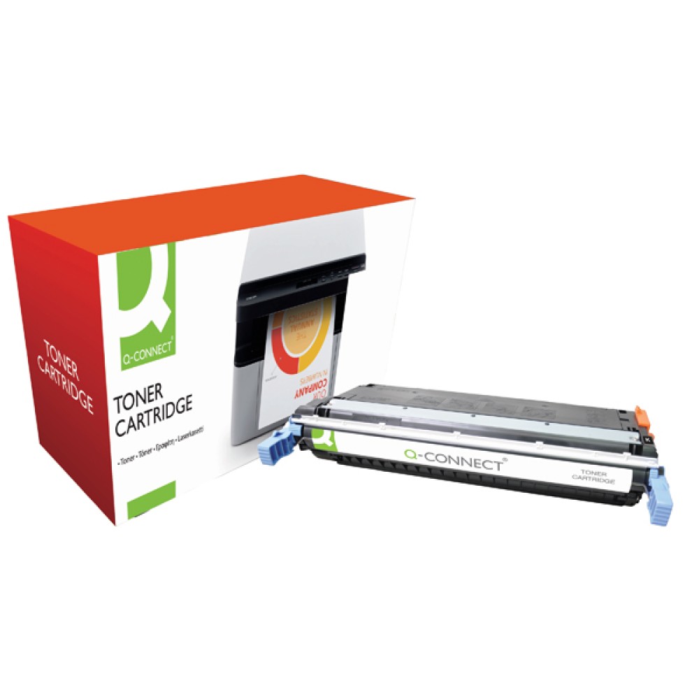 Q-Connect HP 645A Remanufactured Black LaserJet Toner Cartridge C9730A