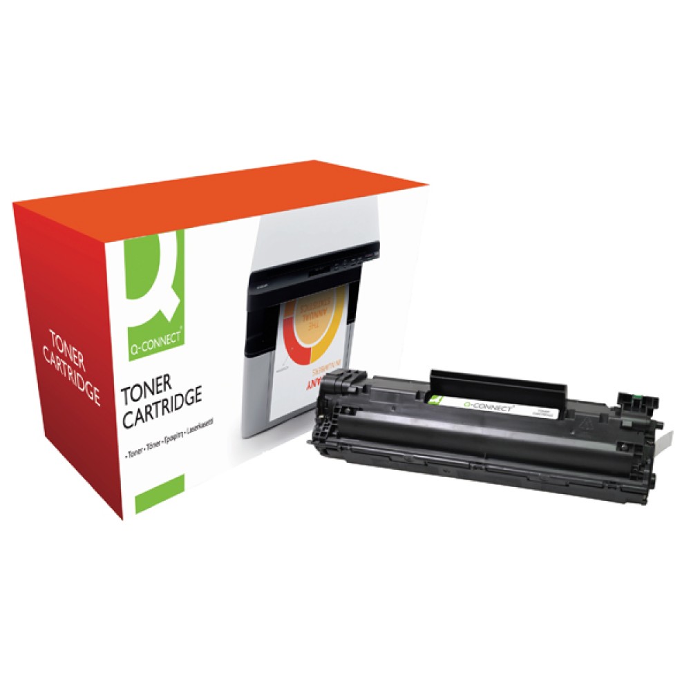 Q-Connect Compatible Solution HP 35A Black Laserjet Toner Cartridge CB435A