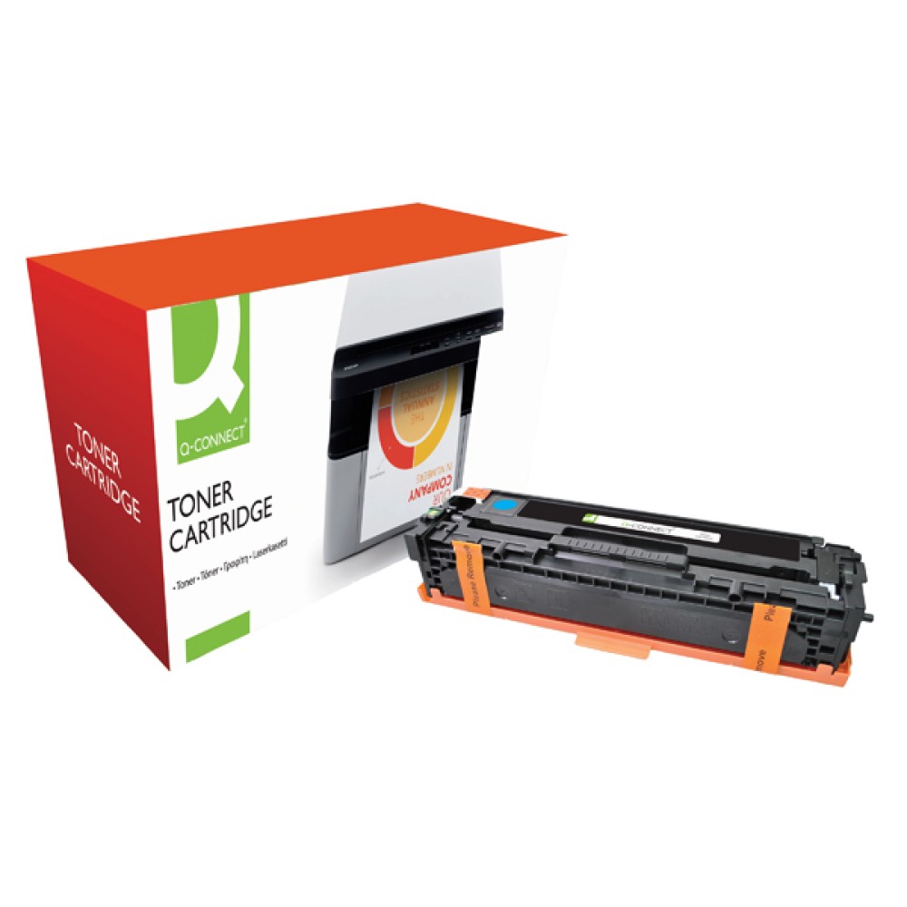 Q-Connect Compatible Solution HP 125A Cyan Laserjet Toner Cartridge CB541A