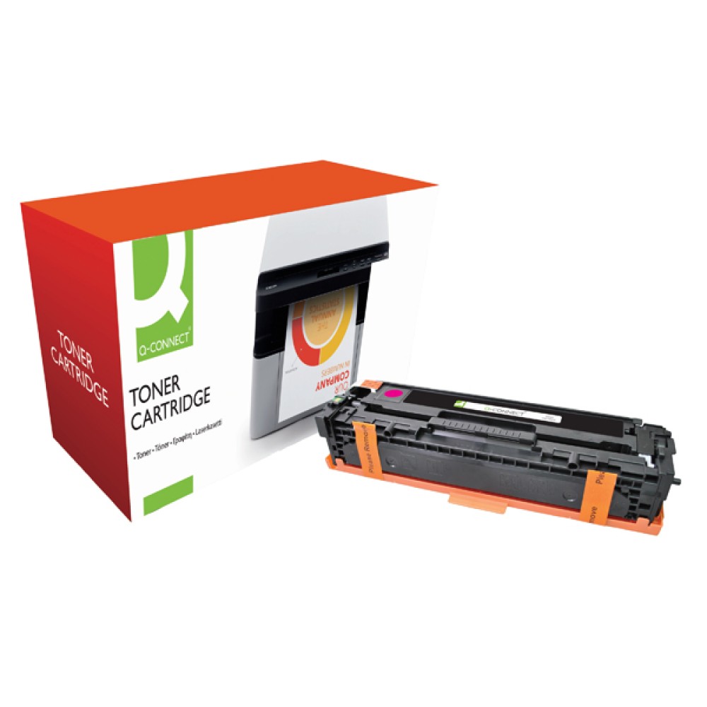 Q-Connect Compatible Solution HP 125A Magenta Laserjet Toner Cartridge CB543A