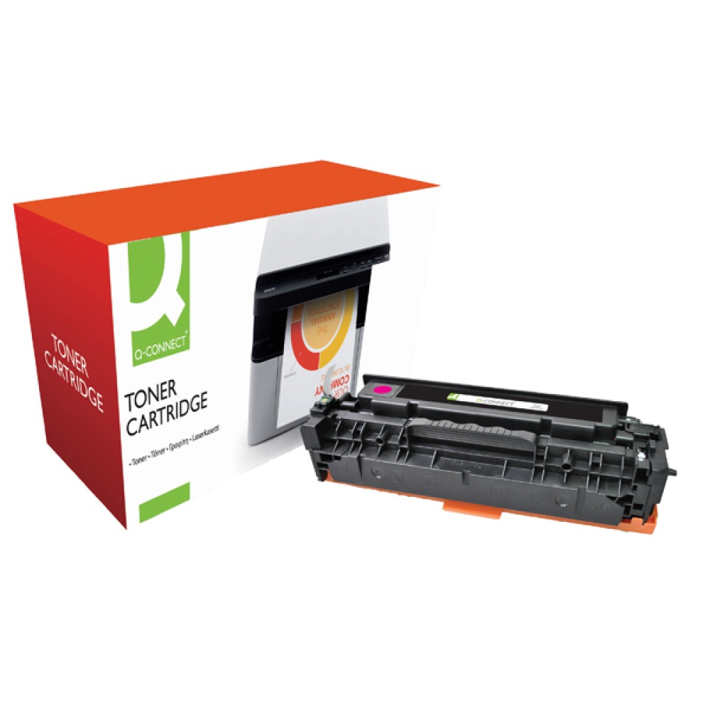 Q-Connect Compatible Solution HP 304A Magenta Laserjet Toner Cartridge CC533A