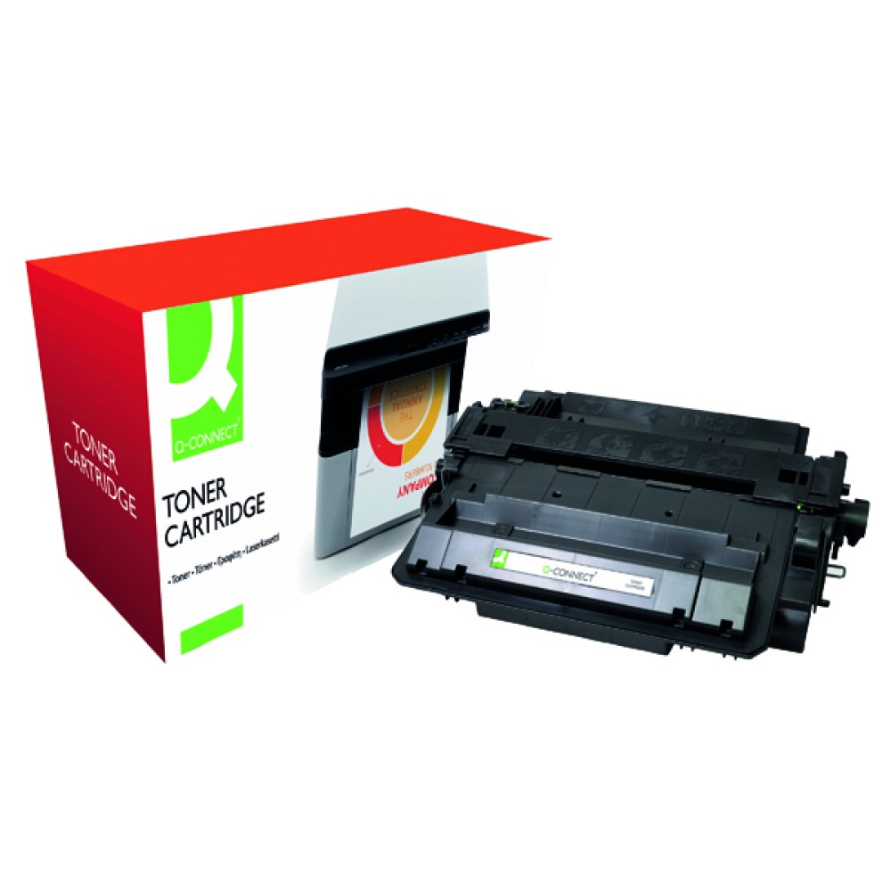 Q-Connect Compatible Solution HP 55X Black Laserjet Toner Cartridge High Capacity CE255X