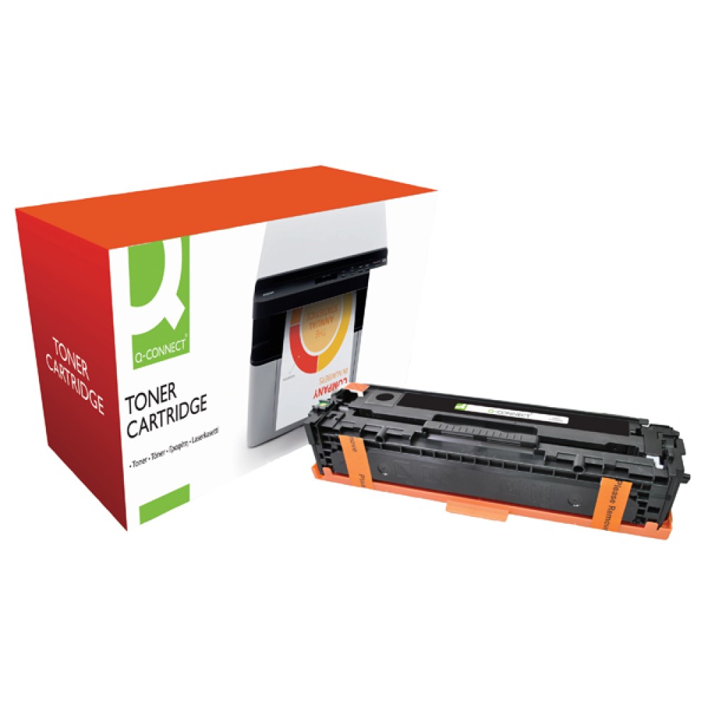 Q-Connect Compatible Solution HP 128A Black Laserjet Toner Cartridge CE320A