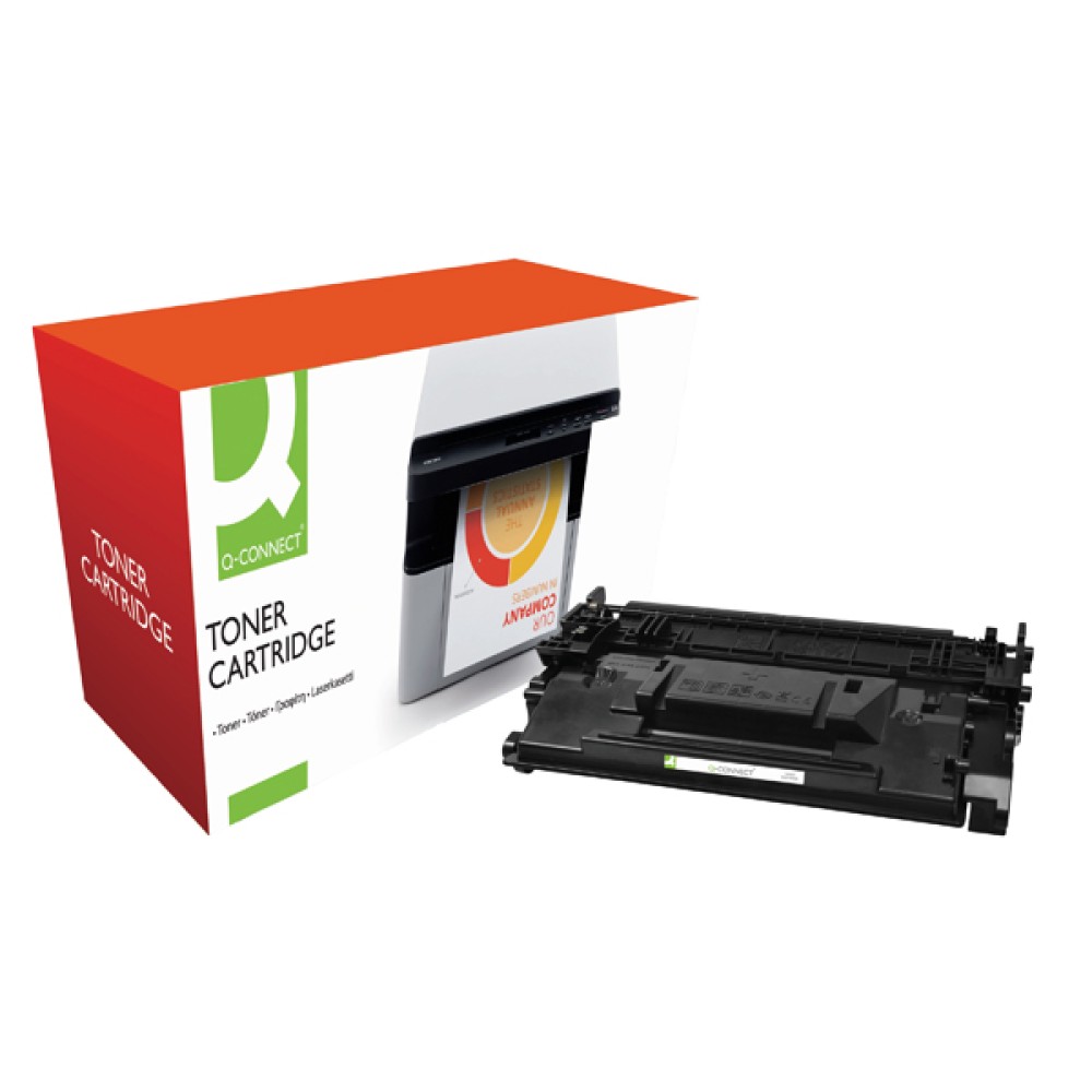 Q-Connect Compatible Solution HP Jet Intelligence CF287A Black Toner Cartridge 87AVAS