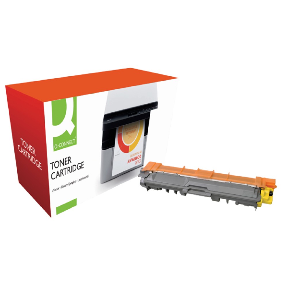 Q-Connect Compatible Solution Brother TN245Y Yellow Toner Cartridge TN245Y