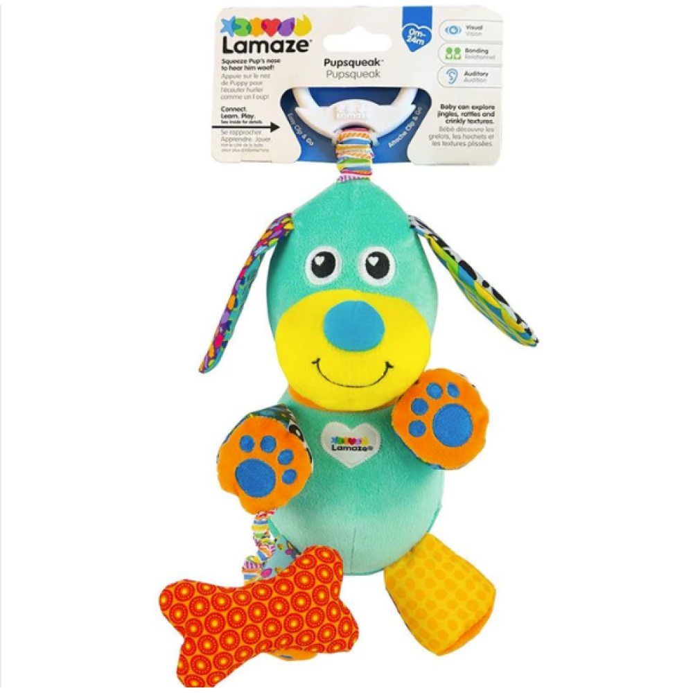 Tomy Lamaze Pupsqueak Soft Toy