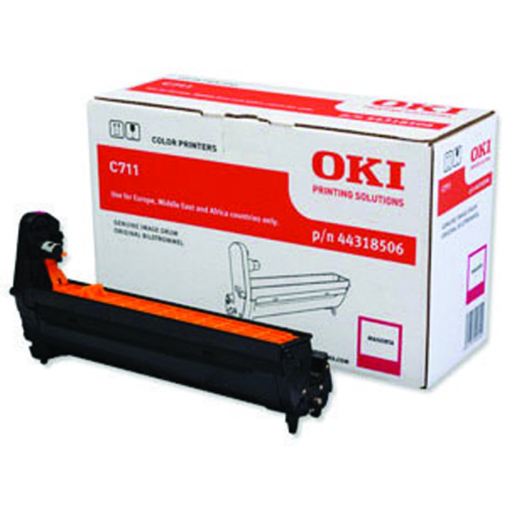 Oki C711 Magenta Image Drum 20K 44318506