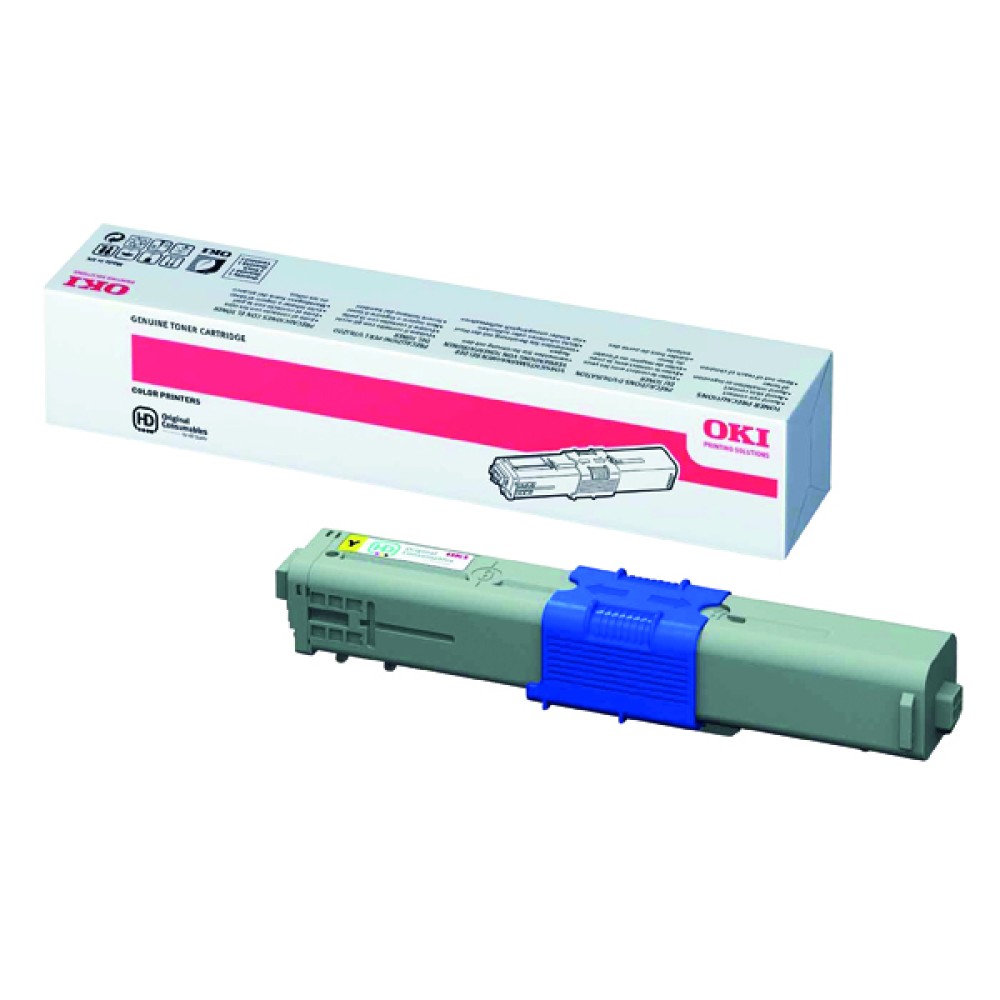 Oki Yellow High Yield Toner Cartridge 44469722