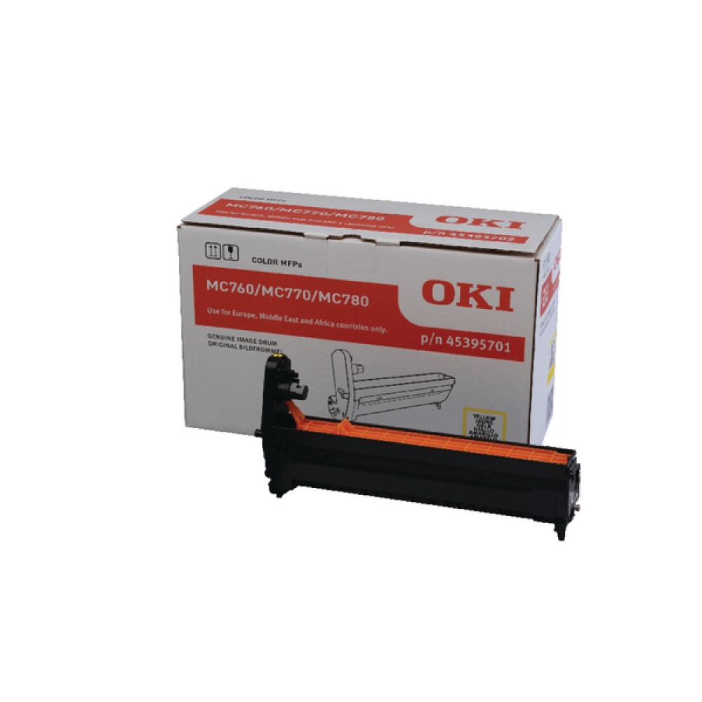 Oki MC760/MC770/MC780 Yellow Imaging Unit 45395701
