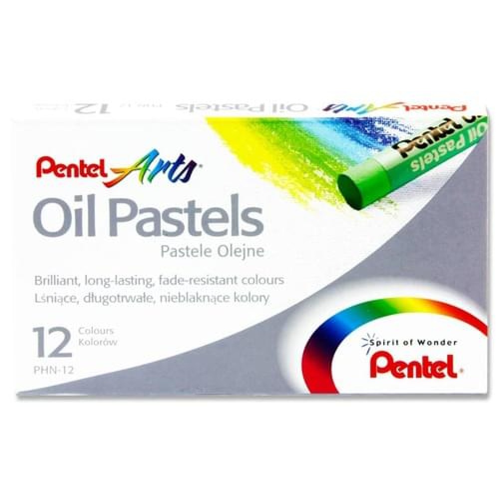 Pentel Arts Box 12 Oil Pastels