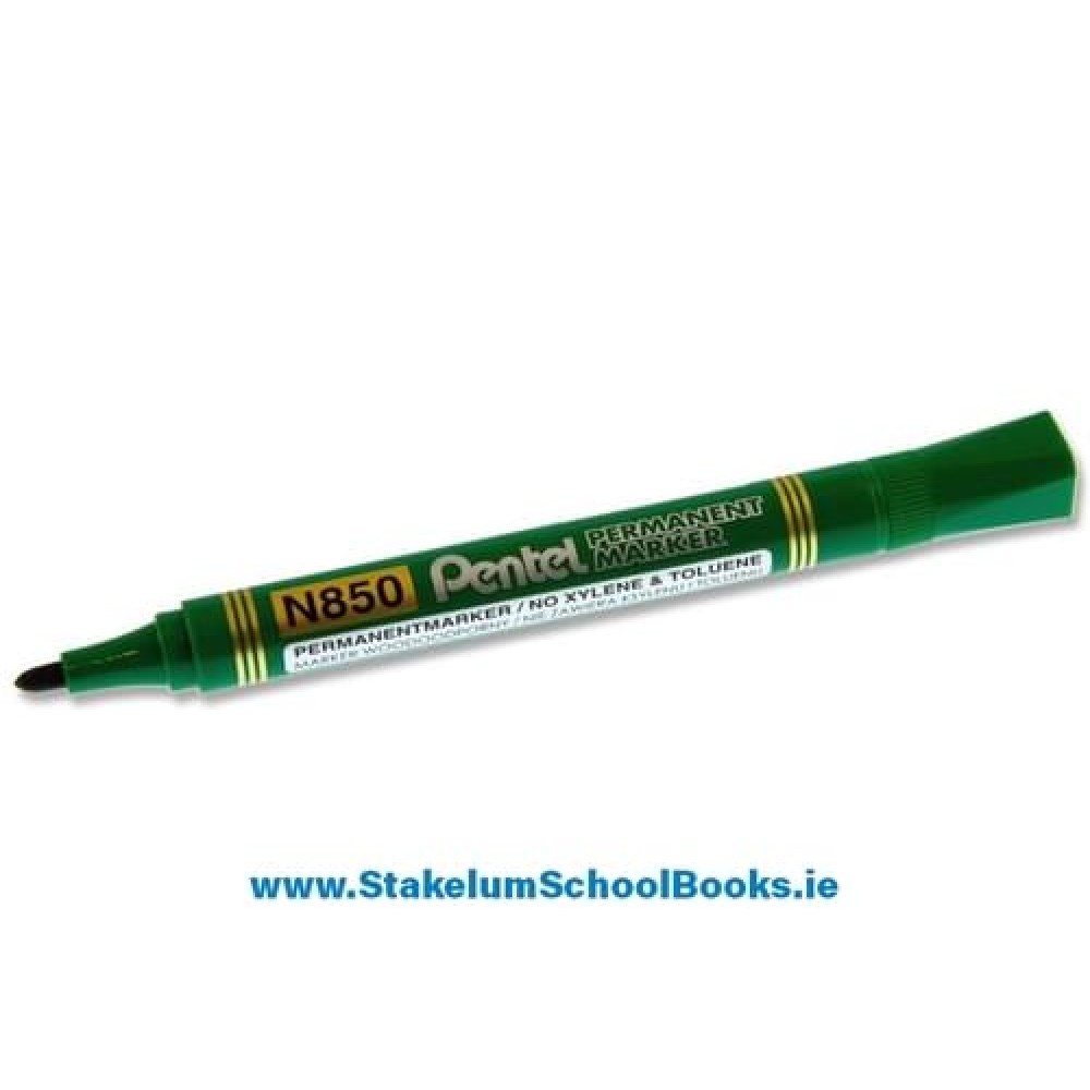 Pentel N850 Permanent Marker Bullet Point - Green