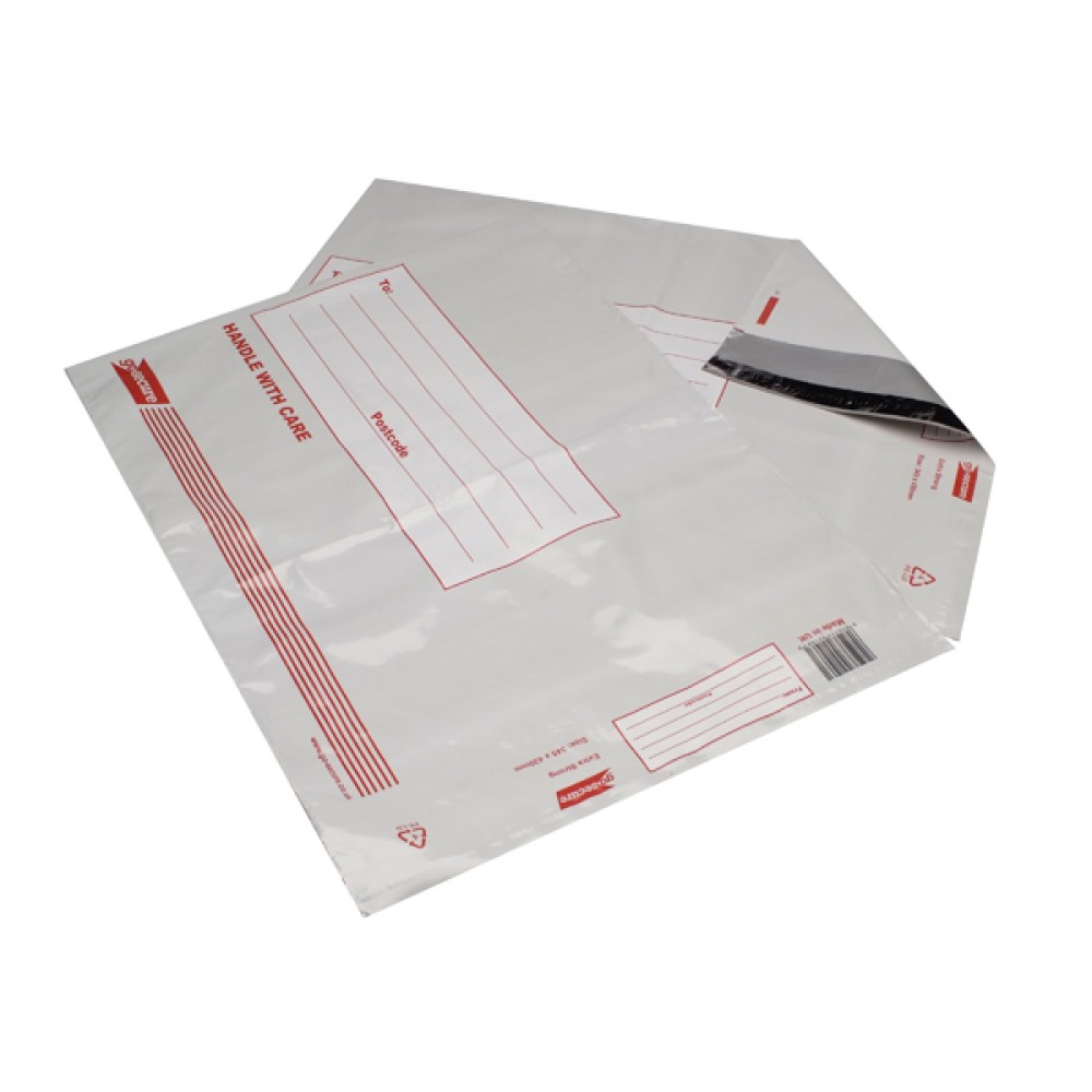 Go Secure Extra Strong Polythene Envelopes 345x430mm (25 Pack) PB08220