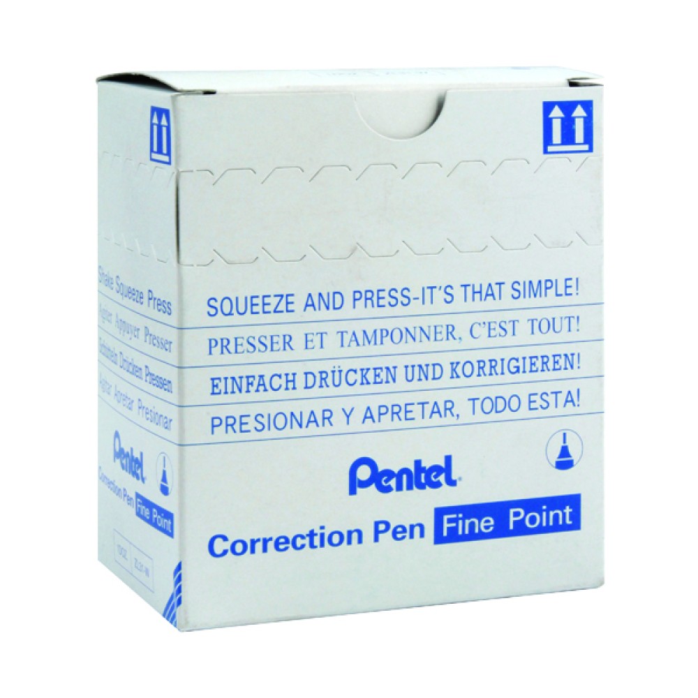 Pentel Micro Correct Correction Pen (12 Pack) ZL31-W
