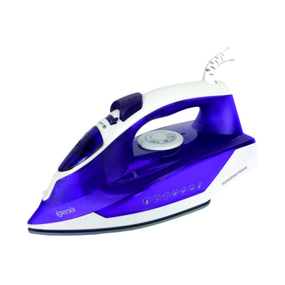 Igenix 2000 Watt Electric Corded Steam Iron IG3121