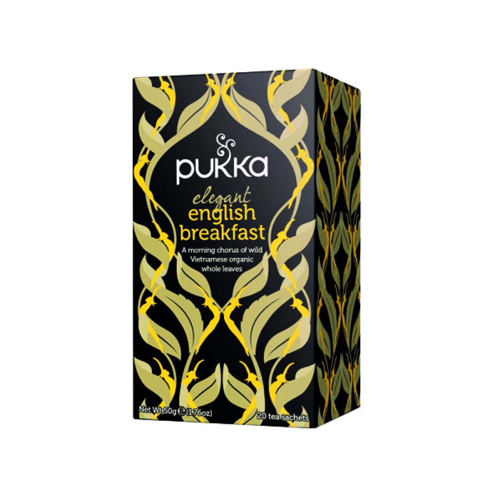 Pukka Elegant English Breakfast Fairtrade Tea (20 Pack) P5050