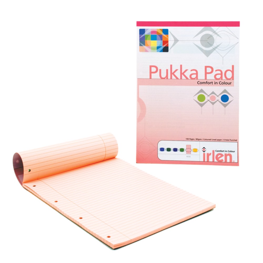 Pukka Pad Rose A4 Refill Pad (6 Pack) IRLEN50