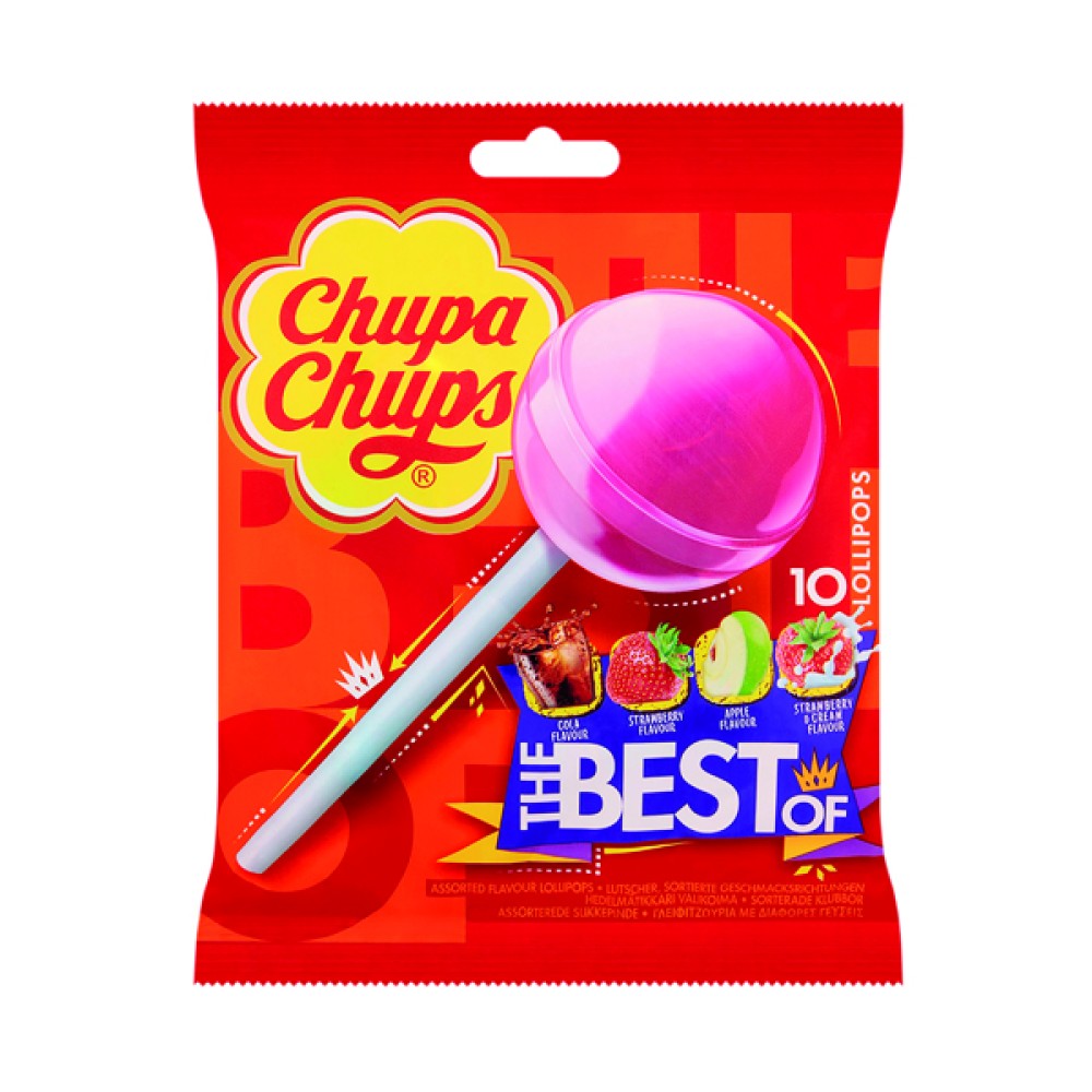 Chupa Chups The Best Of Lollipops (10 Pack) 8401976