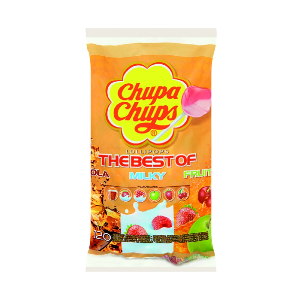 Chupa Chups Fruit Refill Bag 20 Percent Extra (120 Pack) 8302971