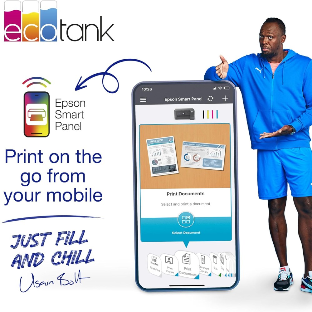 EcoTank ET-3850 A4 Multifunction Printer - Say Goodbye to Cartridges