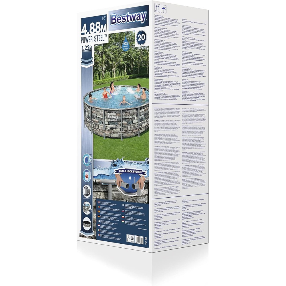 16ft Bestway® Power Steel™ Deluxe Series™ Pool Set