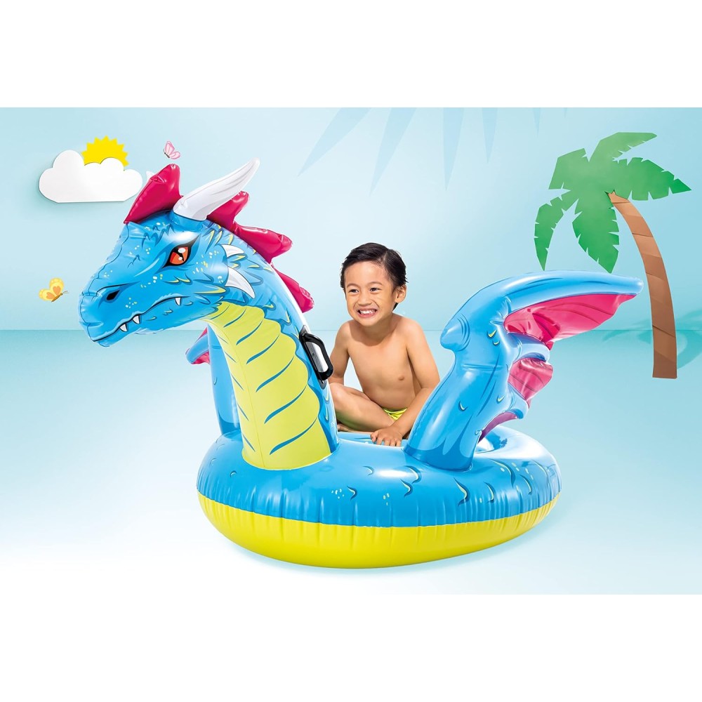 Intex Pool Float Inflatable Dragon Ride-On 
