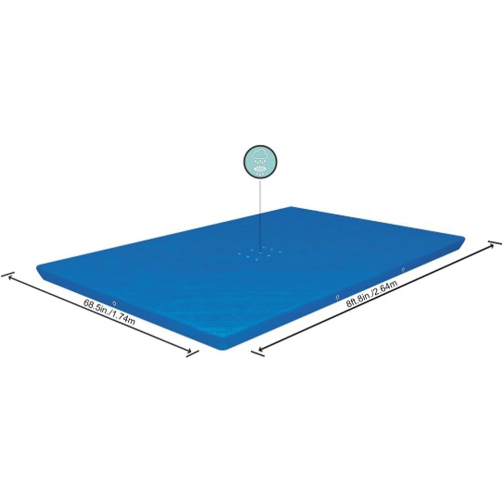 Bestway SQUARE POOL COVER 9\' 10\